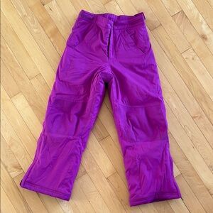 Vibrant Purple Snow Pants